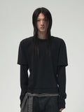(M) PANEL LAYERED TEE