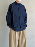 Solid Cotton Over Shirt