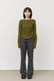 (W) Ruf Frill Knit