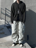 Unisex Pigment 2-Way Hood Zip-Up