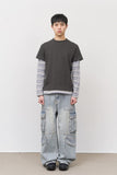 Space Cargo Denim Pants
