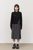 (W) Tes Pintuck Pleats Skirt