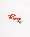 No.079 EMBROIDERED SCRIPT LOGO T SHIRT