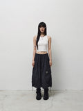 (W) CHEST METAL LOGO SLEEVELESS