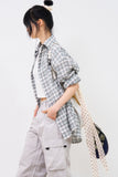 Phaidon over check shirt