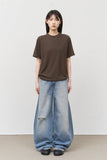 (W) Goat Damage Wide Denim