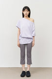 (W) Oati Striped Leggings Pants