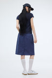 Raygle Dot Mid Length Skirt