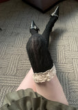 Romania Long Lace Socks