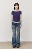 (W) Mu Lowrise Bootscut Denim