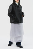 Storm Leather Zip Jacket