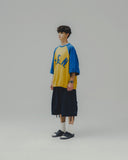 Applique Raglan Half Sweat Shirt