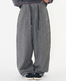 More stripe balloon pants