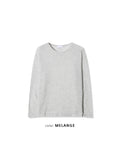 Obdic U-Neck See-Through Linen Long Sleeve