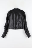 Wave shirring quilted jacket
