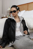 Spring Punching Hood Zip up