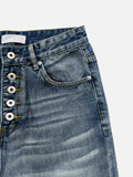 Jeep Button-Fly Curved Pants