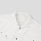 Fix Slash Wrap Denim Jacket