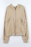 Spring Punching Hood Zip up