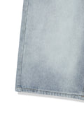 Rope Light Washing Bermuda Denim Pants