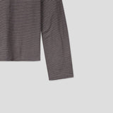 Log Crop Stripe Long Sleeve