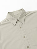 Fit Cation Crop Dyeing Short Sleeve Shirt