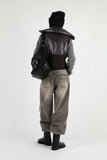 Lien off shirring tee
