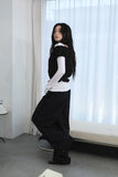 Studded pier wide pants