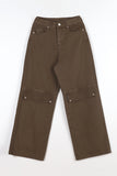 Baek bijo rivet cotton pants
