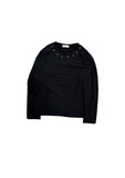 Loop Slub Eyelet Long Sleeve