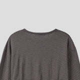 Log Crop Stripe Long Sleeve