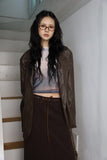 Crack Spring Leather Jacket