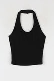Thin halter sleeveless