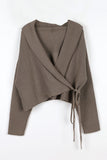 Hoodie shawl wrap cardigan
