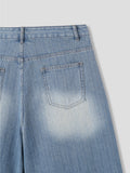 Surf Stripe Bermuda Denim Shorts
