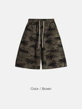 Taupe Military Camo Bermuda Pants