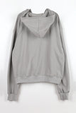 Spring Punching Hood Zip up
