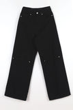 Baek bijo rivet cotton pants