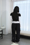Studded pier wide pants