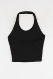 Thin halter sleeveless