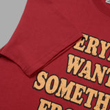 From Me Lettering Crop Short Sleeve T-Shirt