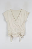 Summer High Wrap Crop Tee