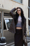 Crack Spring Leather Jacket