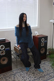 Sol-ip fur shoulder knit