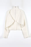 Weup shoulder slit knit