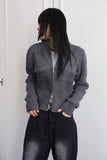 Black wide strap denim