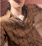 Koo Linkle Check Half Shirt