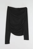 Lien off shirring tee
