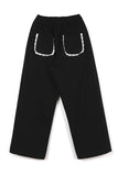 Lace string pants