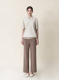 Pudding Cable Short Sleeve Knit